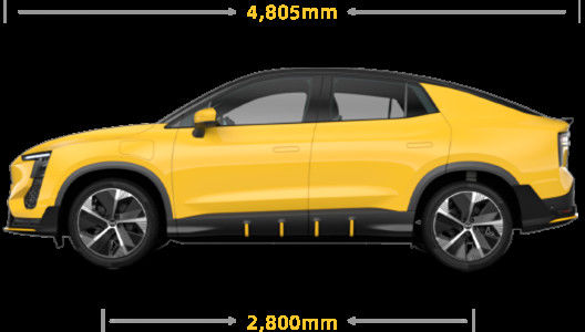 Aiways U6 WVTA सर्टिफिकेट इंटेलिजेंट इलेक्ट्रिक कार 405km क्रॉसओवर EV कारें