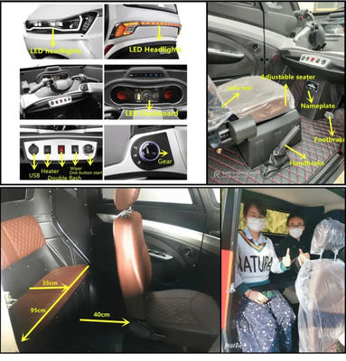 60V 1500W 3 व्हील एडल्ट ट्राइसाइकिल 80Ah LiFePo4 बैटरी इलेक्ट्रिक पैसेंजर ट्राइक