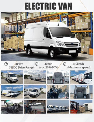 73.6kWh इलेक्ट्रिक मिनी कार्गो वैन 110km/H इलेक्ट्रिक फ्रीजर वैन 288km मैक्स रेंज