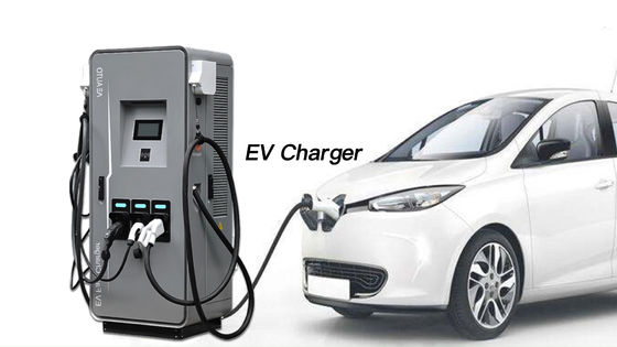 IP55 इलेक्ट्रिक वाहन आपूर्ति उपकरण 160KW DC डुअल इनपुट EV चार्जिंग स्टेशन
