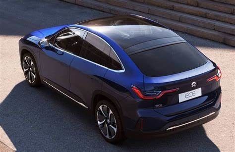Nio EC6 उच्च प्रदर्शन वाली इलेक्ट्रिक कार 75kwh 5 दरवाजे 465Km मध्यम इलेक्ट्रिक वाहन