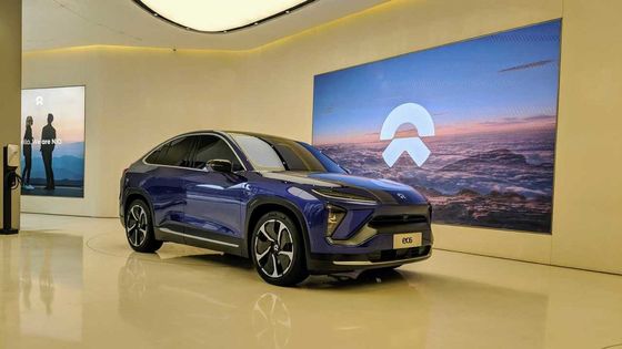 Nio EC6 उच्च प्रदर्शन वाली इलेक्ट्रिक कार 75kwh 5 दरवाजे 465Km मध्यम इलेक्ट्रिक वाहन