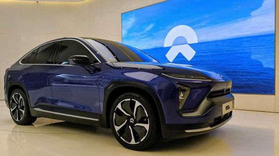 Nio EC6 उच्च प्रदर्शन वाली इलेक्ट्रिक कार 75kwh 5 दरवाजे 465Km मध्यम इलेक्ट्रिक वाहन