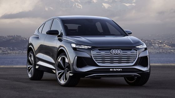 160km/h बड़े इलेक्ट्रिक वाहन Audi Q4 E-Tron 5 सीट 5 डोर इलेक्ट्रिक कार