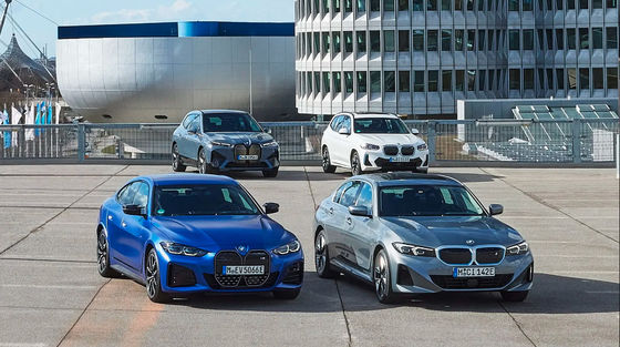 180km/H लंबी दूरी की EV कारें हाई स्पीड BMW I3 इलेक्ट्रिक कार 526km 4 डोर 5 सीट