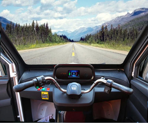 Jinpeng CX 1000W थ्री व्हील इलेक्ट्रिक ट्राइसाइकिल फुल क्लोज्ड केबिन 3 सीटर 27km/h