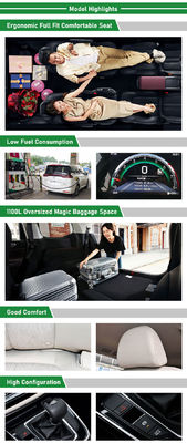 4 व्हील ड्राइव कॉम्पैक्ट इलेक्ट्रिक एमपीवी 7 सीटर जीएसी ट्रम्पची एम6 270टी मैनुअल एलीट एडिशन