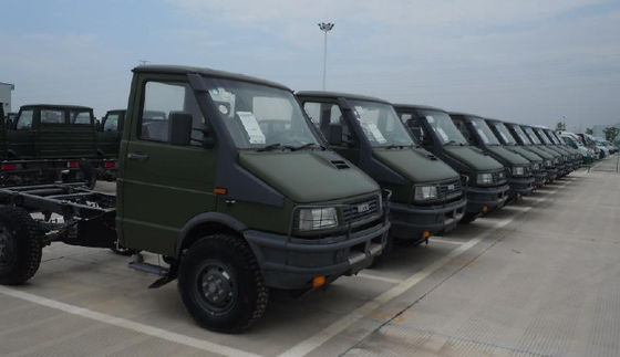 IVECO NJ2045SAAG डीजल सेकेंड हैंड ऑफ रोड वाहन चेसिस कैब 500 किमी रेंज