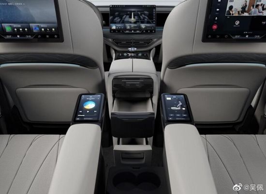 Denza D9 MPV EV कार 571nm लिथियम आयरन बैटरी 4WD इलेक्ट्रिक SUV 180km/h