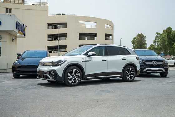 601km लंबी दूरी की EV कारें Volkswagen Id. 6 Crozz प्योर+ 7 सीटर इलेक्ट्रिक SUV