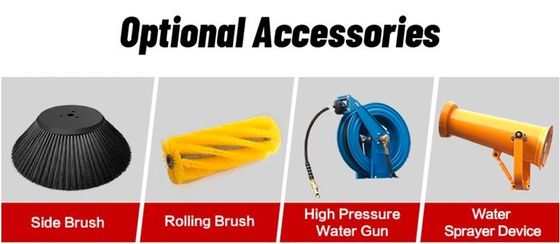 पूरी तरह से सील कैब फर्श स्वीपर ड्राइविंग प्रकार सड़क स्वीपर सड़क सफाई मशीन