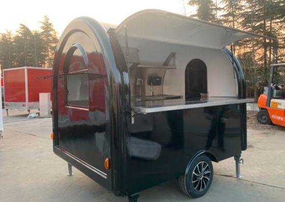 स्टेनलेस स्टील रसोई के साथ आउटडोर बर्गर फैक्टरी कैटरिंग मोबाइल फास्ट फूड ट्रेलर
