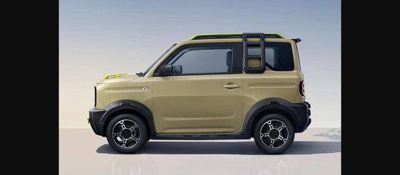 2023 मिनी इलेक्ट्रिक कार लघु चीनी ईवी एक ब्रोंको चेहरे के साथ जीली पांडा नाइट 200 किमी रेंज पर