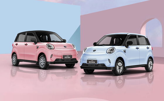 उत्कृष्ट इंटीरियर समृद्ध कॉन्फ़िगरेशन और फैशन डिजाइन पर लिंगबाओ बॉक्स ईवी नई कार