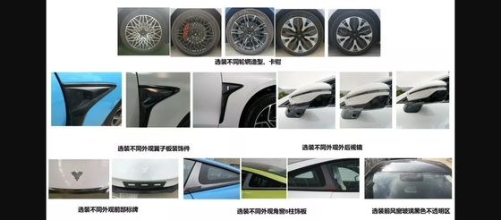 64.27kwh बैटरी संचालित वाहन @NEZHA GT 560km रेंज ऊर्जा की बचत 2 दरवाजे 4 सीट हार्डटॉप स्पोर्ट्स कार