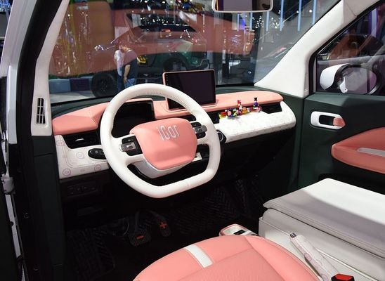 स्मार्ट मिनी ईवी कार चेरी मिनी इलेक्ट्रिक 4 व्हील क्यूक्यू आइसक्रीम 3 डोर 4 सीट 2023