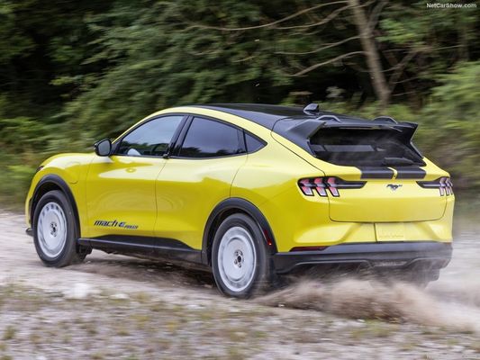 अनोखा रैली सस्पेंशन, फोर्ड मस्टैंग मैक-ई रैली (2024) में 480 हॉर्स पावर