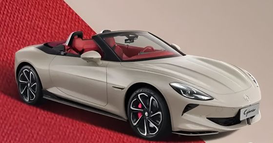 2024 एमजी साइबरस्टर रेड टॉप एडिशन के लिए 100 पीसी का विशेष संस्करण CLTC 520 किमी दो मोटर के साथ