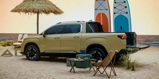 नया ईवी ट्रक 2024 रडार आरडी6 ऑलव्हील ड्राइव पिकअप 200 किलोवाट की शक्ति 384 एनएम टॉर्क के साथ