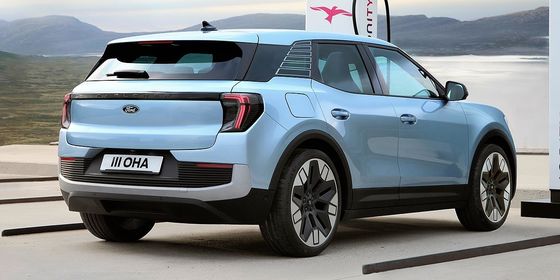 शुद्ध इलेक्ट्रिक क्रॉसओवर फोर्ड एक्सप्लोरर विथ डब्ल्यूएलटीपी 380 किमी रेंज 9 सेकंड त्वरण 0-100 किमी/घंटा