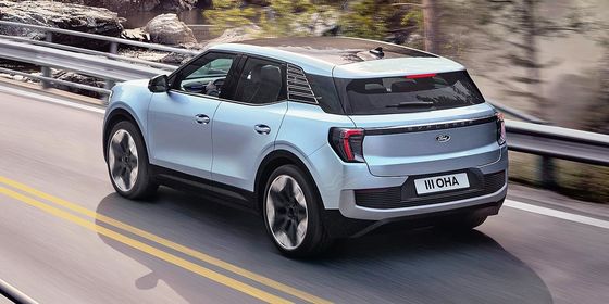 शुद्ध इलेक्ट्रिक क्रॉसओवर फोर्ड एक्सप्लोरर विथ डब्ल्यूएलटीपी 380 किमी रेंज 9 सेकंड त्वरण 0-100 किमी/घंटा