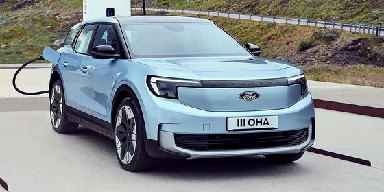 शुद्ध इलेक्ट्रिक क्रॉसओवर फोर्ड एक्सप्लोरर विथ डब्ल्यूएलटीपी 380 किमी रेंज 9 सेकंड त्वरण 0-100 किमी/घंटा