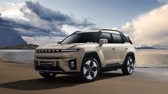 नवीनतम शुद्ध इलेक्ट्रिक वाहन केजीएम टोरेस ईवीएस 109mph शीर्ष गति 152kw 207PS अधिकतम शक्ति जाने के लिए तैयार शुद्ध इलेक्ट्रिक कार