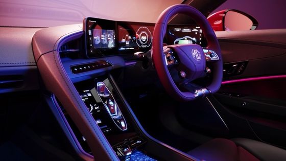 एमजी साइबरस्टर ट्रॉफी सभी इलेक्ट्रिक स्पोर्ट्स कार एक स्वस्थ 335bhp और 350lb फुट टॉर्क, 336 मील रेंज 77kwh बैटरी के तहत