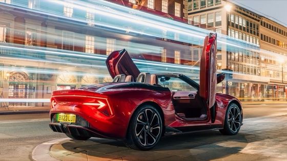 एमजी साइबरस्टर ट्रॉफी सभी इलेक्ट्रिक स्पोर्ट्स कार एक स्वस्थ 335bhp और 350lb फुट टॉर्क, 336 मील रेंज 77kwh बैटरी के तहत