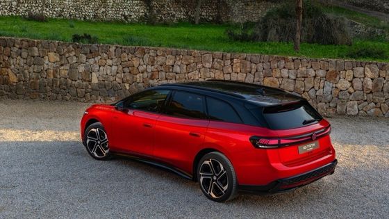 वोक्सवैगन आईडी 7 टूरर जीटीएक्स न्यू इंजरी व्हीकल 91kwh बैटरी के साथ 250kw (340P.s) मोटर पावर 6.0sec त्वरण 0-100km/h