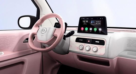 मल्टी कलर ऑप्शन मिनी ईवी कारें झिडो रेनबो के साथ CLTP 205km 17.13/17.3kwh बैटरी 20&30kw पावर के लिए