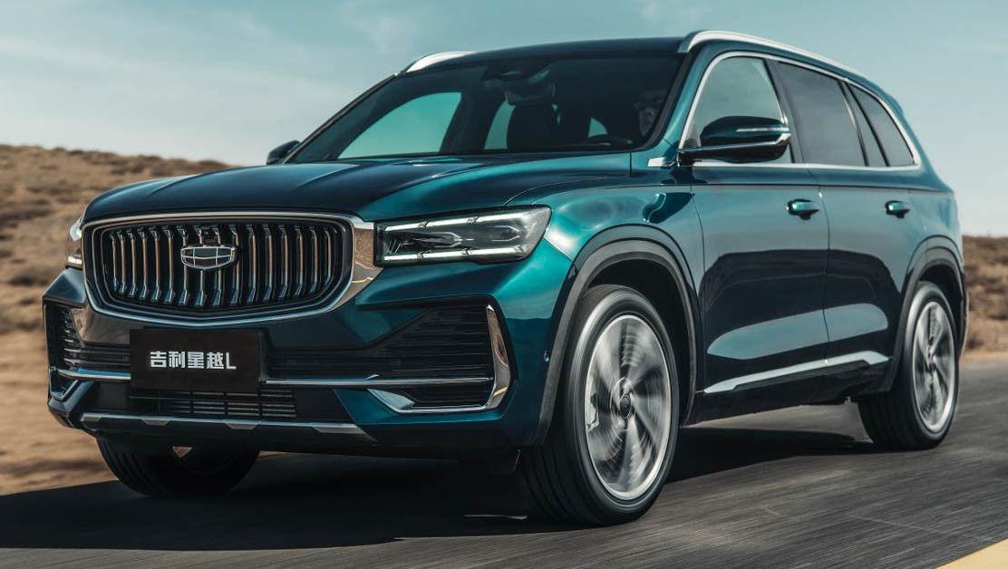 Geely Xingyue L SUV इलेक्ट्रिक वाहन AWD PHEV लेफ्ट ड्राइव इलेक्ट्रिक कार 215km/h